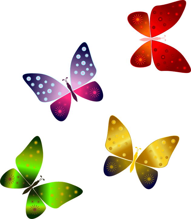 Színes pillangók