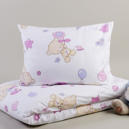 Macis rózsaszín ovis ágynemű