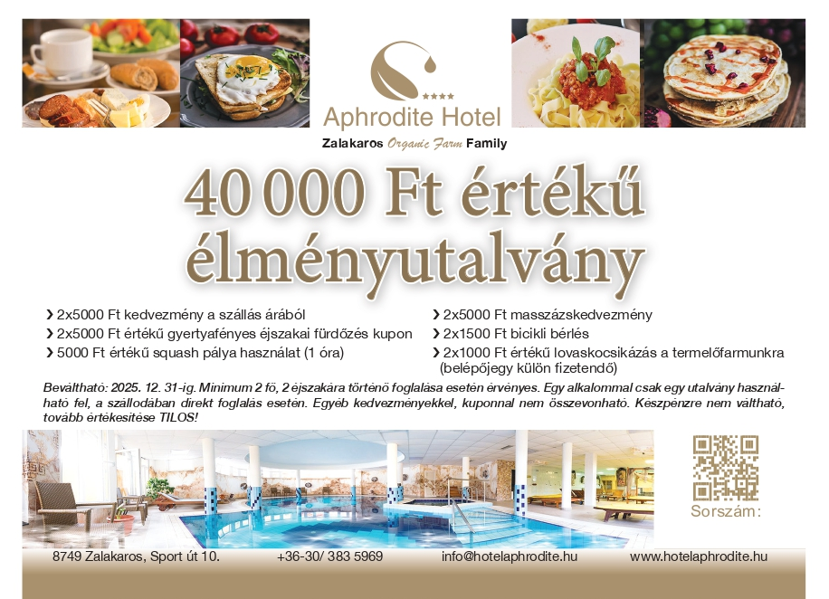 Ajándékötlet Anyák napjára - wellness élményutalvány