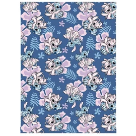 Lilo és Stitch mintás puha takaró gyerekeknek