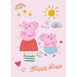 Peppa malac Happy Days polár takaró 100x140cm