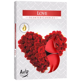 Illatos Teamécses-6 darab- Szeretet