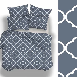 Morocco pamut-szatén ágynemű-garnitúra 140x200+70x90+40x50 cm