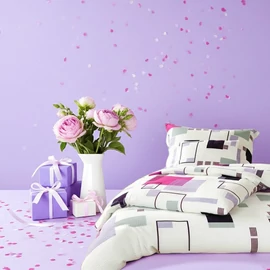 Judit Krepp 3 részes Ágyneműhuzat-garnitúra 140x200+70x90+40x50 cm