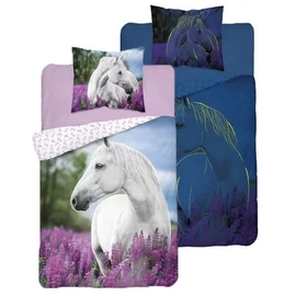 Világító lovas ágyneműhuzat pamut anyagból