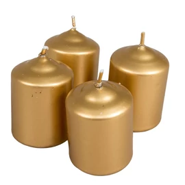 Arany adventi gyertya  4 db