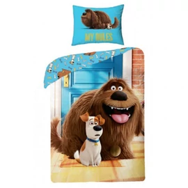 A kis kedvencek titkos élete ágynemű kék színben