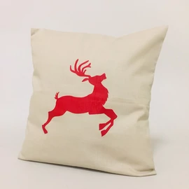 Angel Rénszarvas Bézs Karácsonyi Díszpárna 40x40 cm