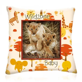 Wild Zone Baby Kis Oroszlánok díszpárna
