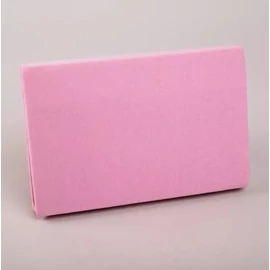 Világos rózsaszín jersey lepedő 70x140 cm