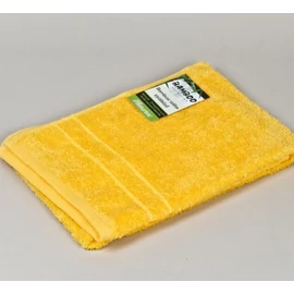 Mustársárga Bambuszos Törölköző 50x100 cm