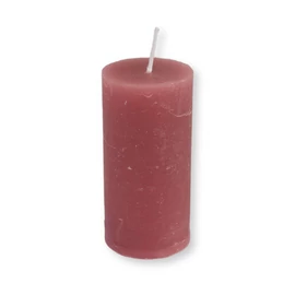 Rusztikus Antik Rózsaszín Henger gyertya