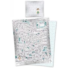 Útkereső Labirintus 2 részes Ágynemű-garnitúra 140×200/70×80 cm