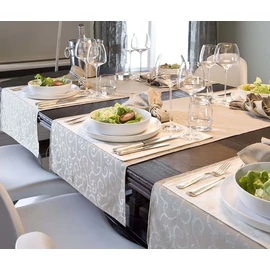 Teflonos Ekrü vízlepergető futó asztalterítő 45x138 cm