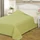 Bézs-zöld microfiber ágytakaró