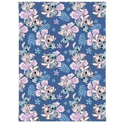Lilo és Stitch mintás puha takaró gyerekeknek