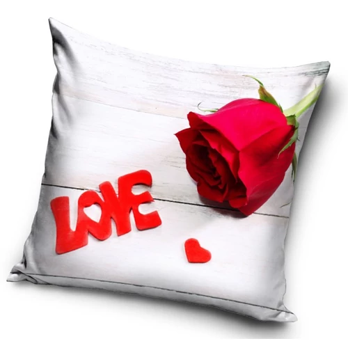 Love, Szerelem Párnahuzat 40x40 cm, romantikus párnahuzat
