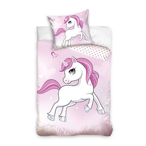Unikornis gyerek ágyneműhuzat 90x120 cm, 40x60 cm