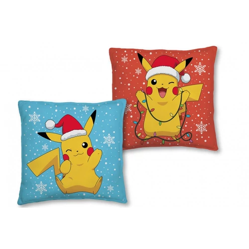 Pokémon Karácsonyi párna, díszpárna 40*40 cm