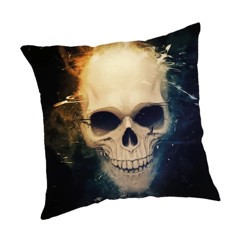 Koponya Dark párnahuzat 45x45 cm