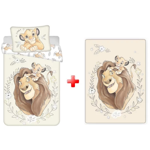 Simba mintás Disney gyerek ágyneműhuzat és takaró szett
