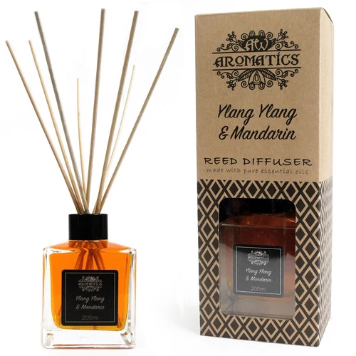 200ml Ylang Ylang & Mandarin Szobaillatosító Bambuszpálcikákkal