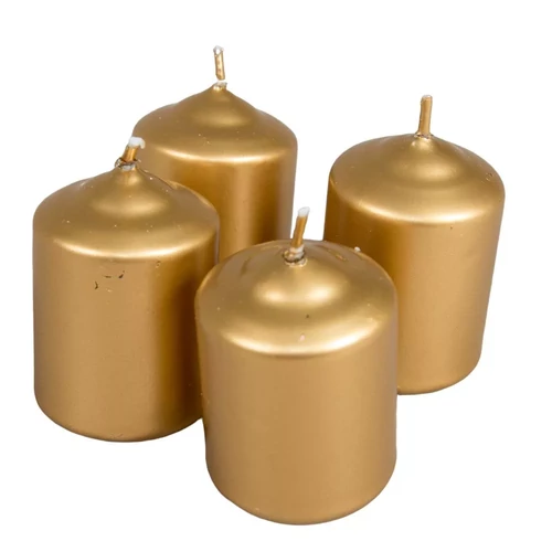 Arany adventi gyertya  4 db