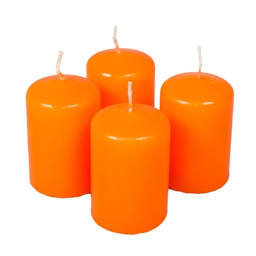 Narancs adventi gyertya  4 db