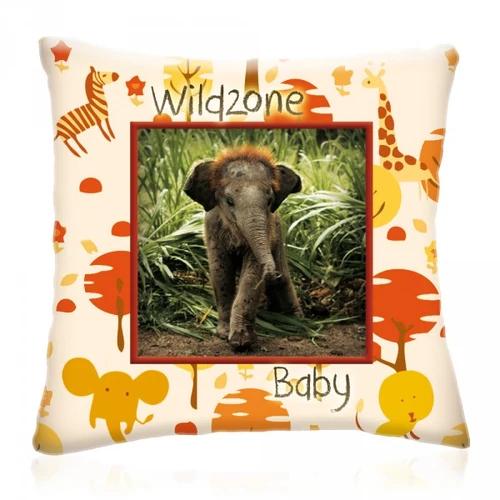 Wild Zone Baby Kis Elefánt díszpárna