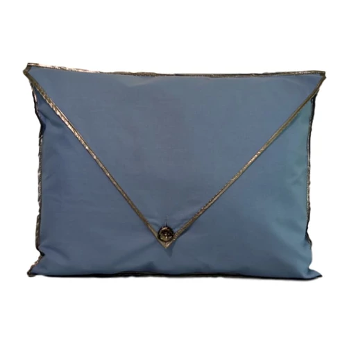 Csibett Borókakék Antik Ezüst díszpárnahuzat