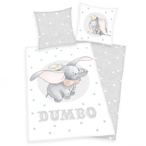 Dumbó gyermek ágyneműhuzat pamutból