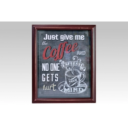 Retro Coffee Vörös falikép