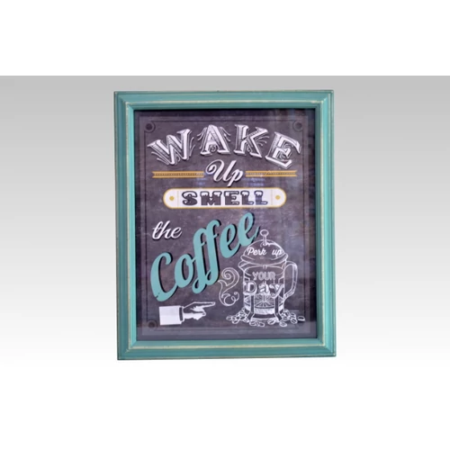 Retro Coffee Zöld falikép