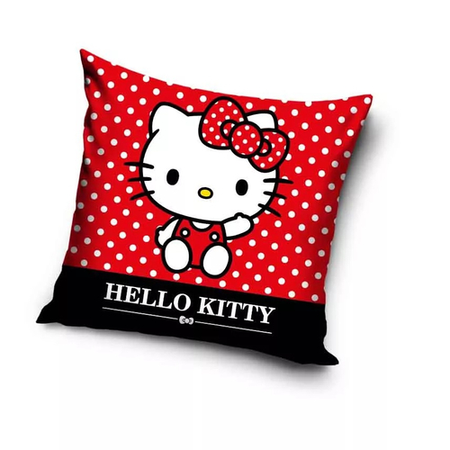 Hello Kitty Piros díszpárnahuzat