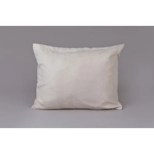 Bőrhatású Krém díszpárnahuzat