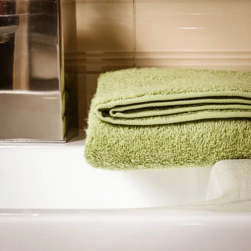 Limezöld Bambuszos Törölköző 100x150 cm