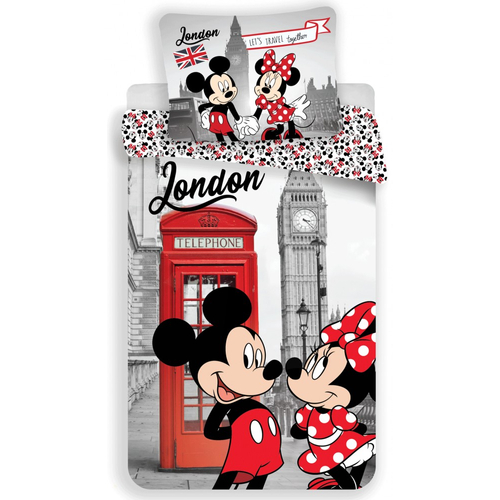 Minnie és Mickey egér Londonban ágynemű