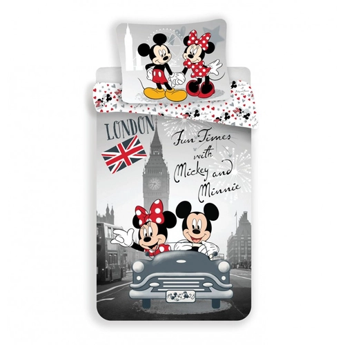 Minnie és Mickey egér Londonban - Cabrio ágynemű