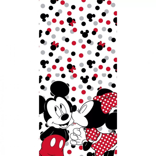 Minnie és Mickey Egér Love You törölköző 70x140 cm
