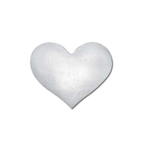 Mosható Szív Alakú Párnabelső 30x30 cm, fehér színű párnabelső