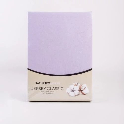 Orchidea lila jersey lepedő 180-200 cm