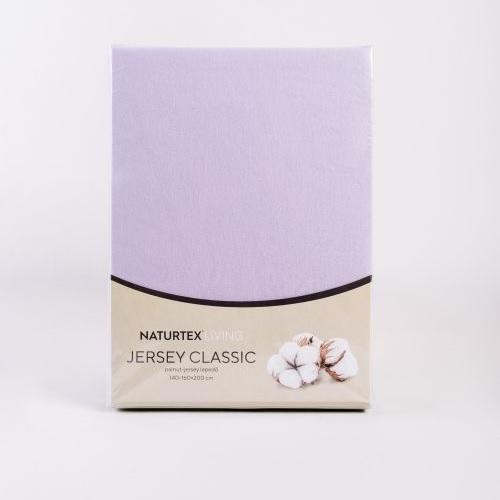 Orchidea lila jersey lepedő 180-200 cm