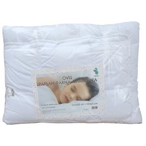Antiallergén ovis paplan–párna garnitúra fehér huzattal Antiallergén ovis paplan–párna garnitúra fehér huzattal
