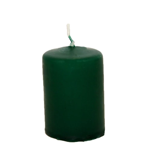 Smaragdzöld henger adventi gyertya  4 db