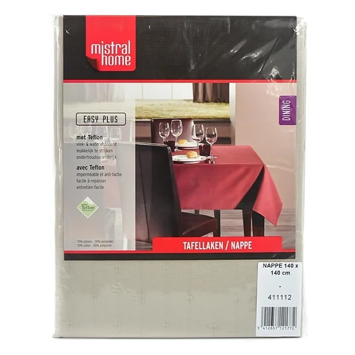 Teflonos Homok vízlepergető asztalterítő 140x140 cm