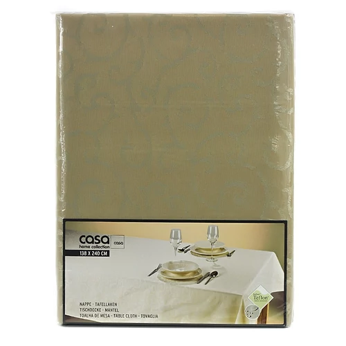 Teflonos Khaki vízlepergető asztalterítő 138x240 cm