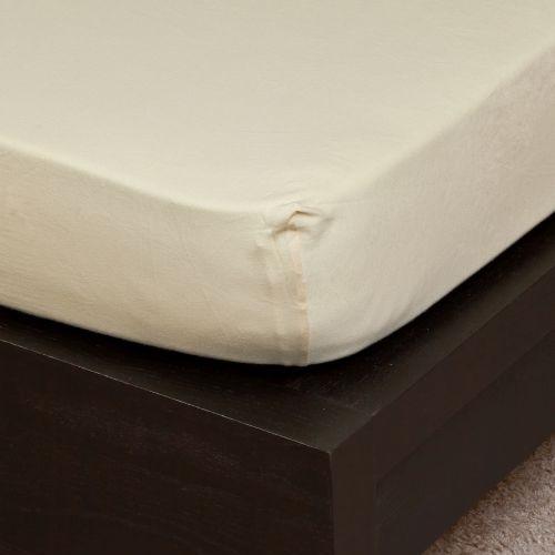Vanília jersey lepedő 100x200 cm
