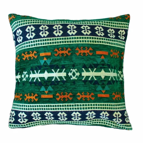 ZÖLD Kilim díszpárnahuzat
