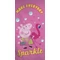 Peppa Malac Sparkle Fürdőlepedő, Strand Törölköző 70x140cm