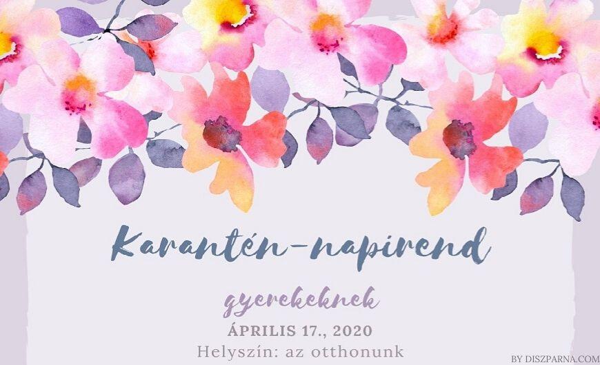 Hogyan állítsuk össze a karantén-napirendet a gyerekeknek?